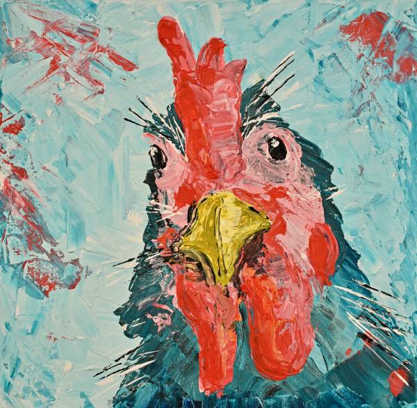 - Acrylic on Canvas, Painting by Heather Hunt, measuring 30 x 30 cm (H x W) £120